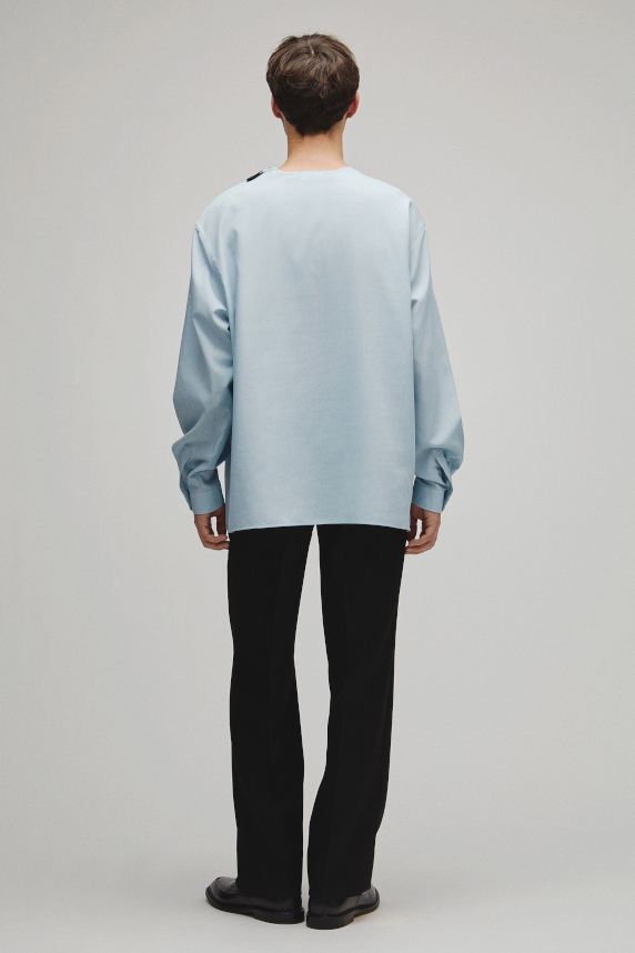 THE SIDE ZIP PULLOVER SHIRT