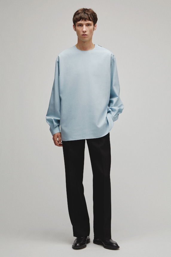 THE SIDE ZIP PULLOVER SHIRT