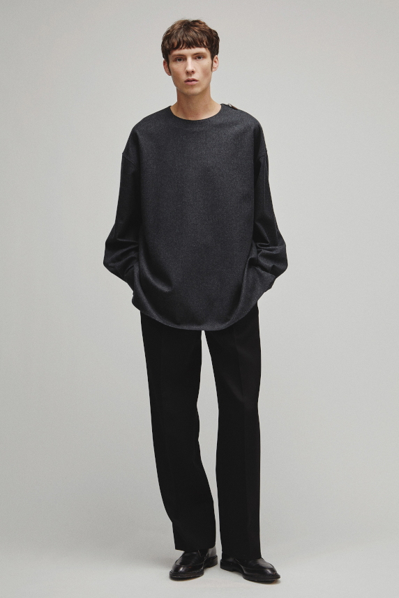 THE SIDE ZIP PULLOVER SHIRT