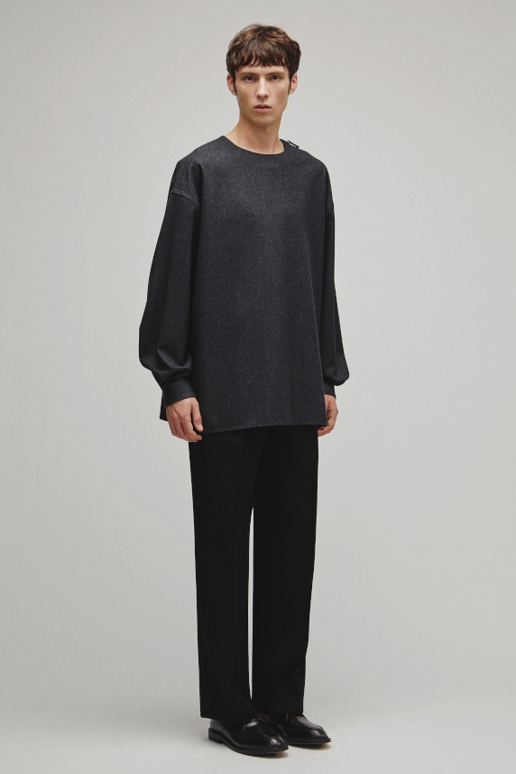 THE SIDE ZIP PULLOVER SHIRT