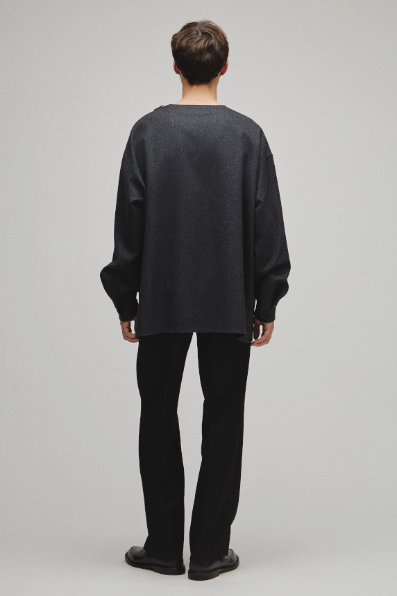 THE SIDE ZIP PULLOVER SHIRT