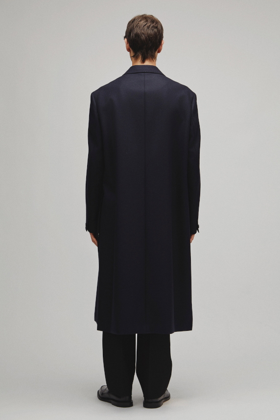 THE DOUBLE PEAKED TAILORED COAT