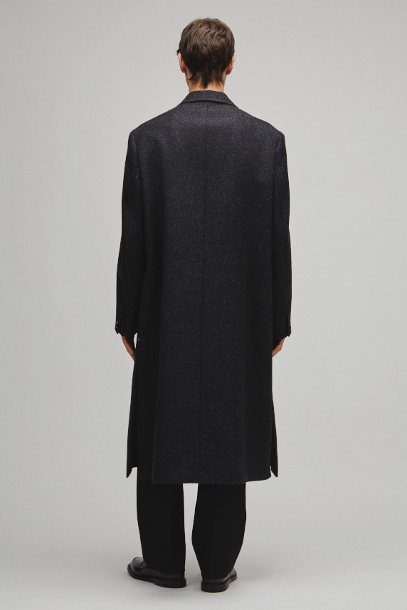 THE DOUBLE PEAKED TAILORED COAT