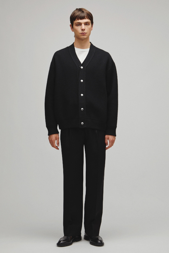 RERACS SNAP BUTTON KNIT CARDIGAN
