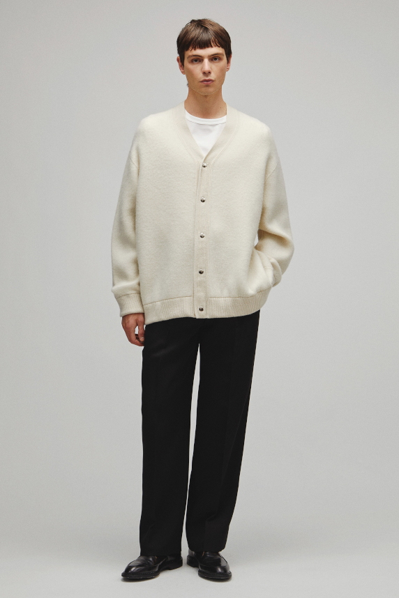 RERACS SNAP BUTTON KNIT CARDIGAN