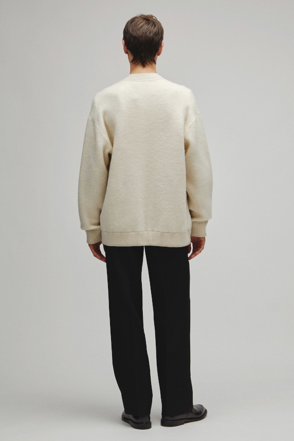 RERACS SNAP BUTTON KNIT CARDIGAN