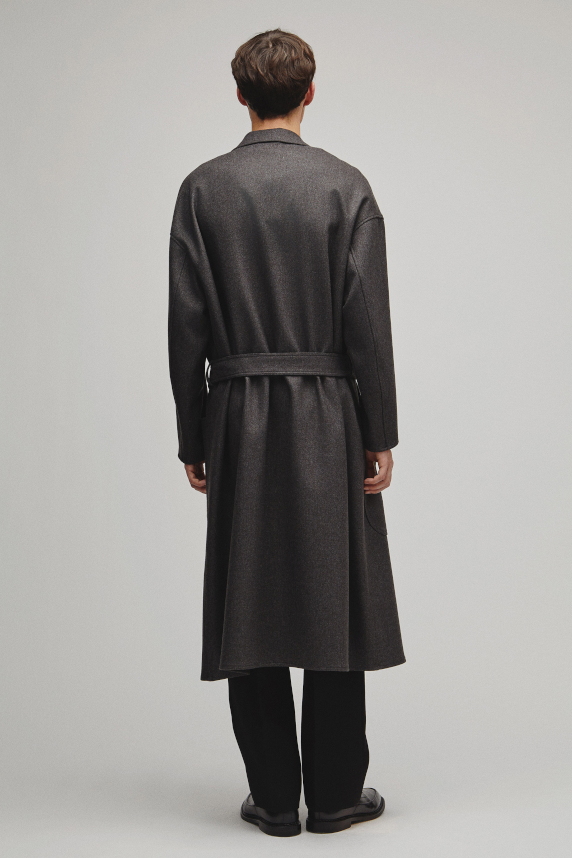RERACS PEAKED LAPEL SHIRT COAT