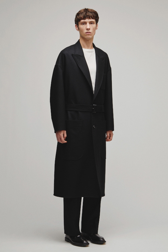 RERACS PEAKED LAPEL SHIRT COAT