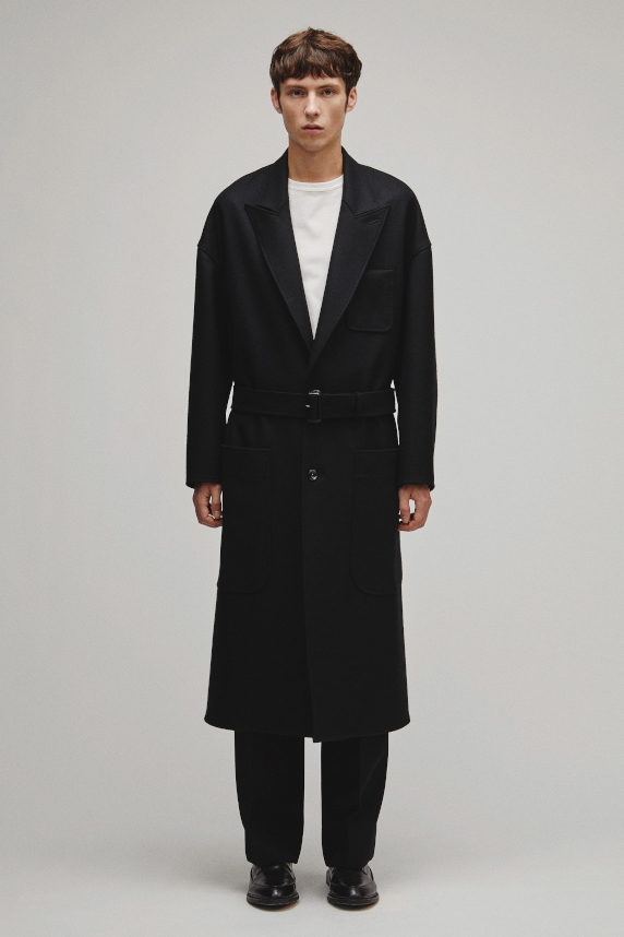 RERACS PEAKED LAPEL SHIRT COAT