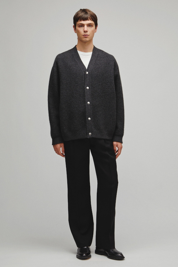 RERACS SNAP BUTTON KNIT CARDIGAN