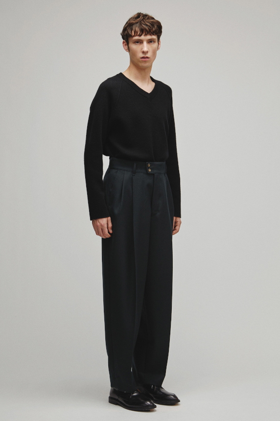 RERACS DEEP TUCK WIDE SLACKS