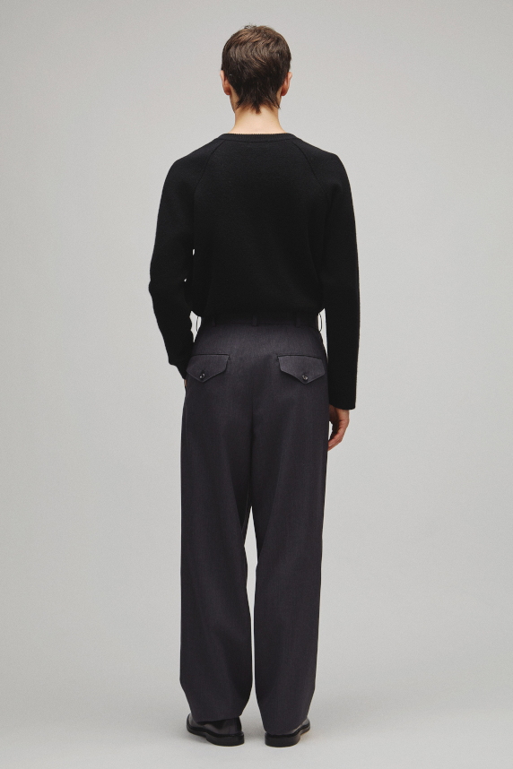 RERACS 2 TUCK WIDE SLACKS