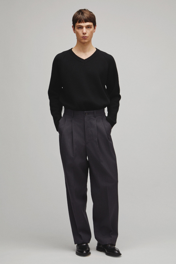 RERACS 2 TUCK WIDE SLACKS