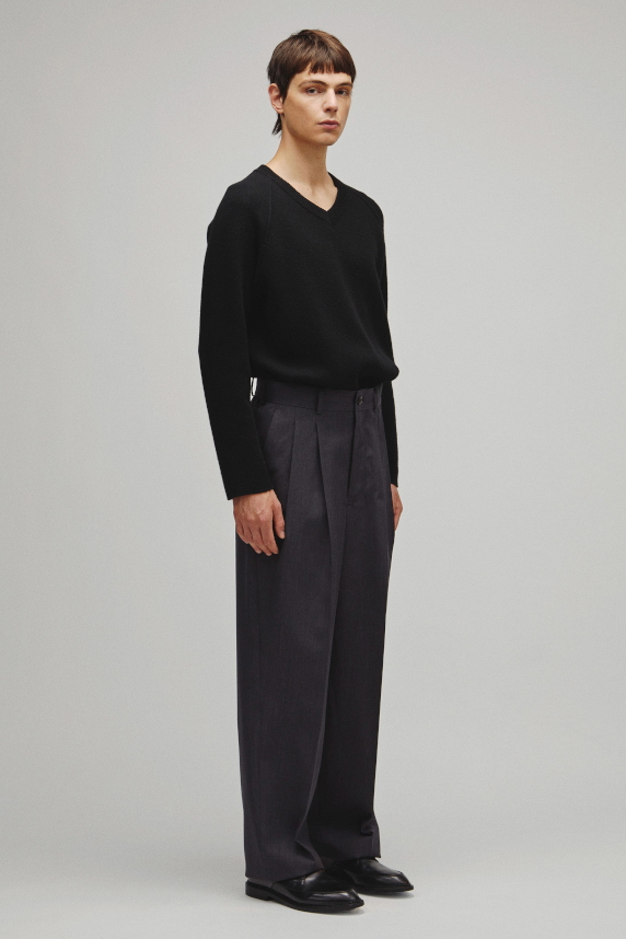 RERACS 2 TUCK WIDE SLACKS