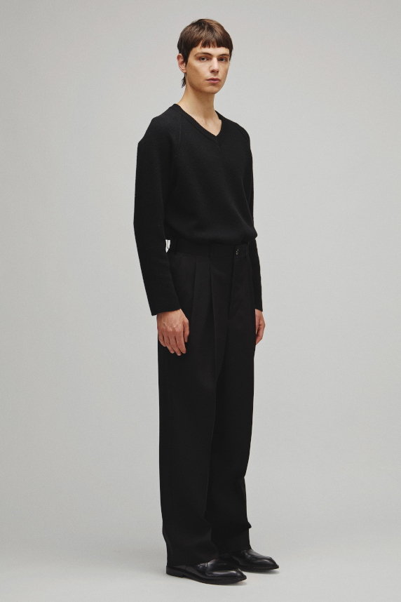 RERACS 2 TUCK WIDE SLACKS