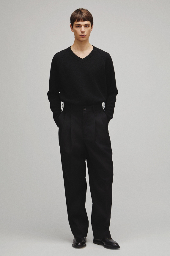 RERACS 2 TUCK WIDE SLACKS