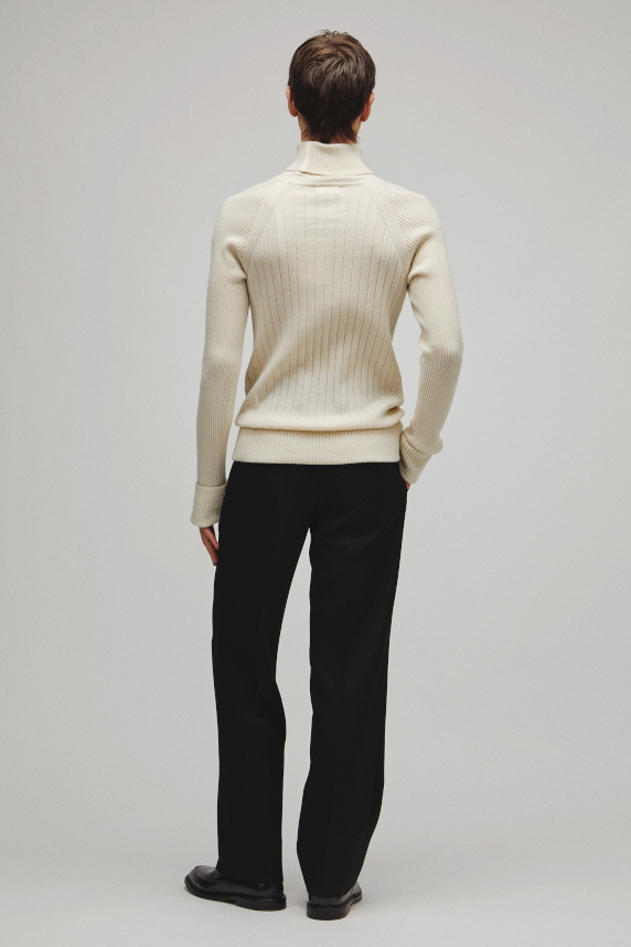 RERACS RAGLAN TURTLE NECK PULLOVER KNIT