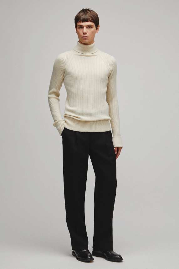 RERACS RAGLAN TURTLE NECK PULLOVER KNIT