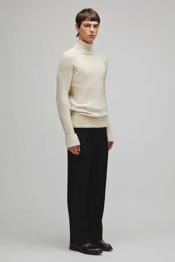 RERACS RAGLAN TURTLE NECK PULLOVER KNIT