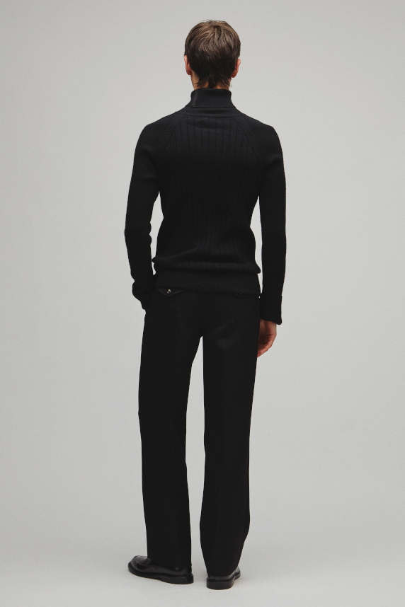 RERACS RAGLAN TURTLE NECK PULLOVER KNIT