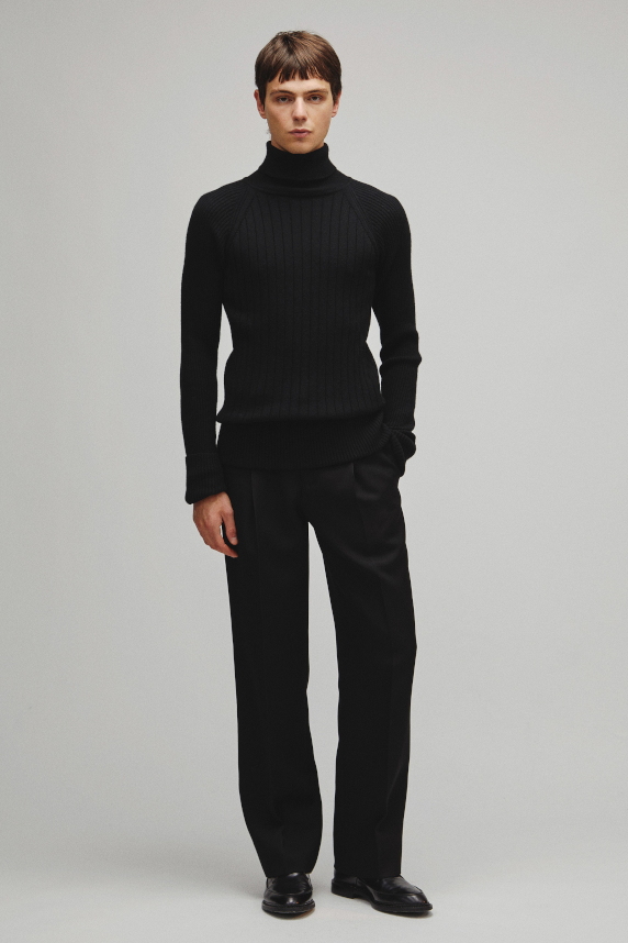 RERACS RAGLAN TURTLE NECK PULLOVER KNIT