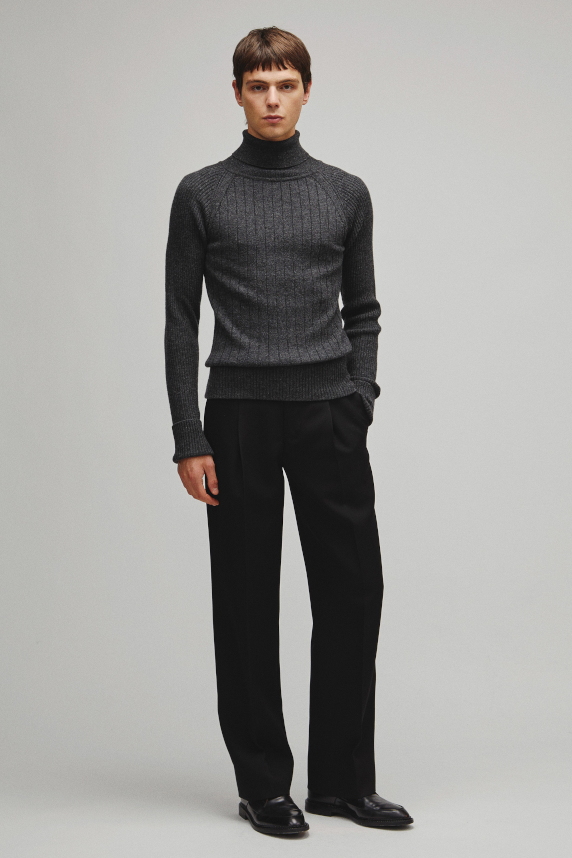 RERACS RAGLAN TURTLE NECK PULLOVER KNIT
