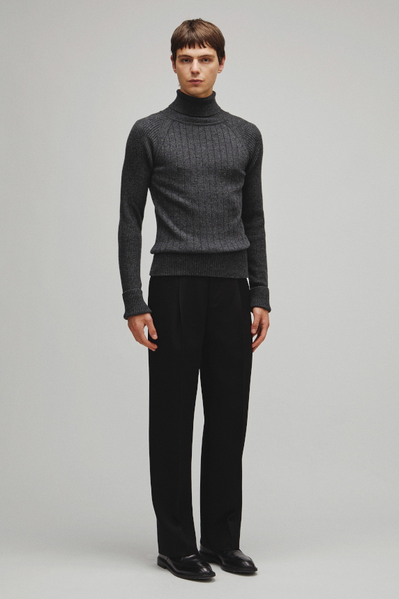 RERACS RAGLAN TURTLE NECK PULLOVER KNIT