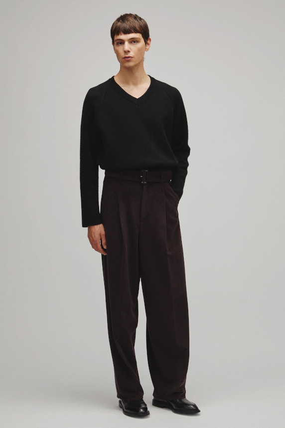 THE BELTED WIDE 5POCKET PANTS