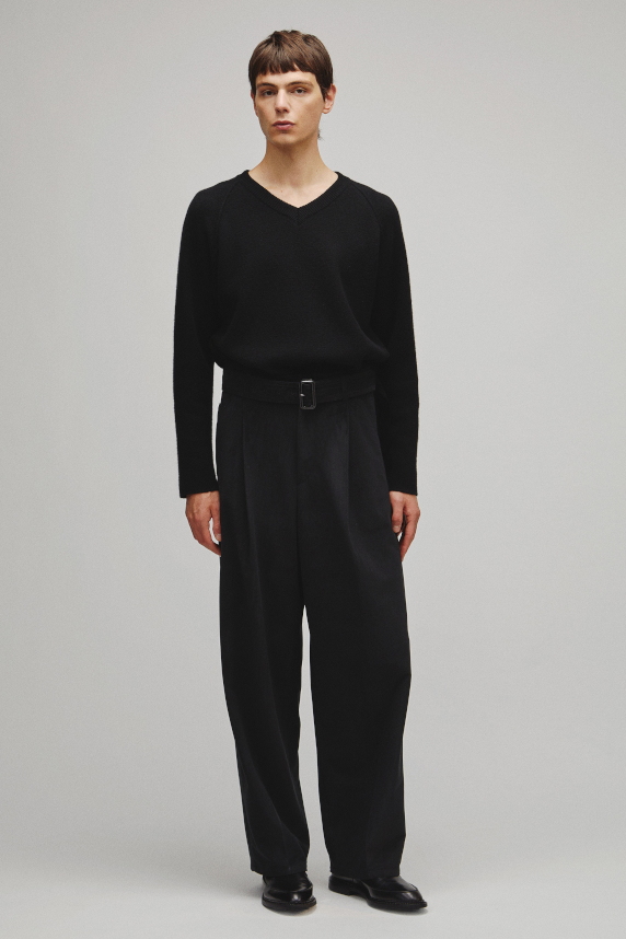 THE BELTED WIDE 5POCKET PANTS
