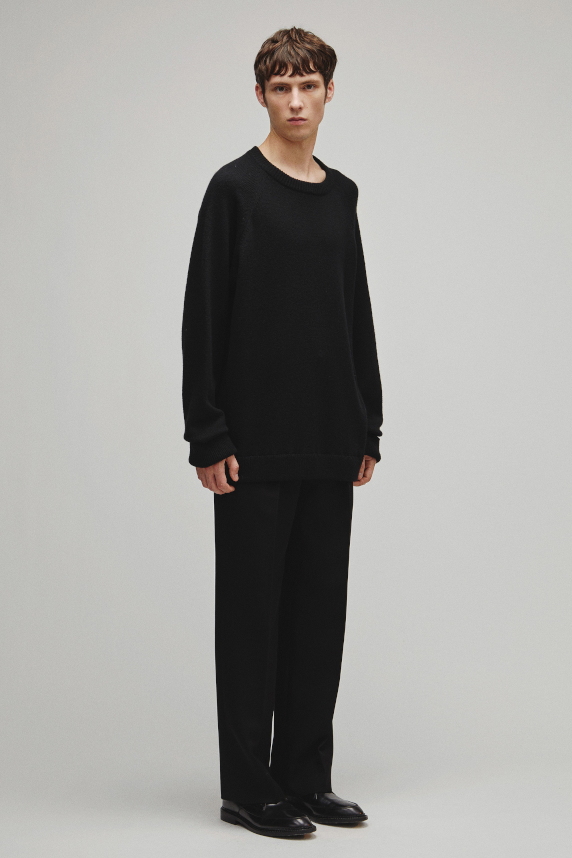 RERACS RAGLAN CREW NECK PULLOVER KNIT