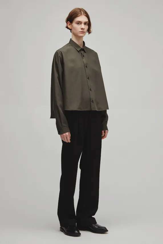RERACS REGULAR COLLAR A-LINE SHIRT