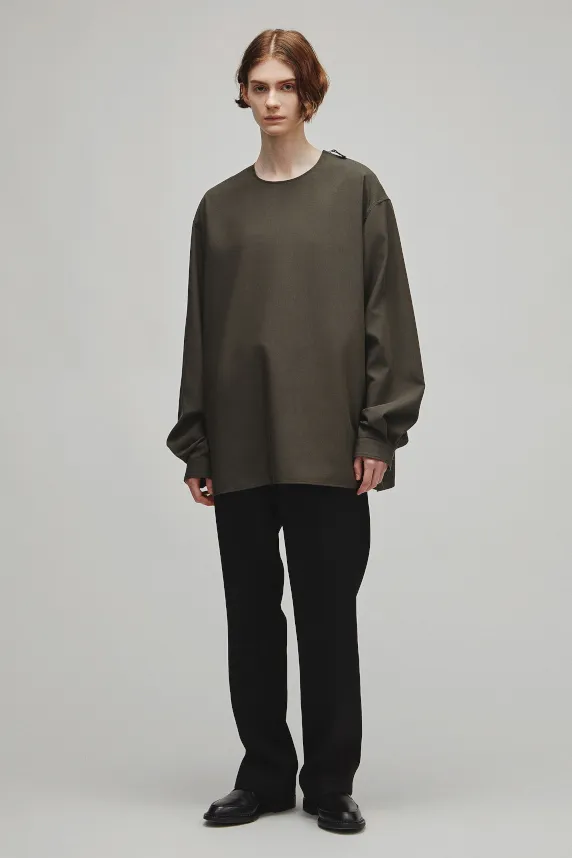 THE SIDE ZIP PULLOVER SHIRT