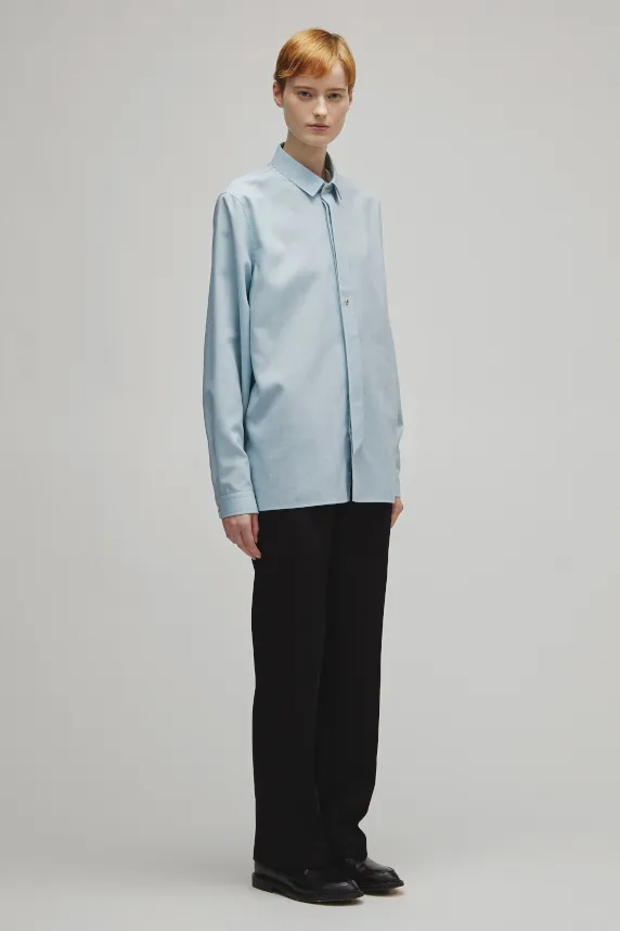 RERACS TINY COLLAR FRONT TIE SHIRT