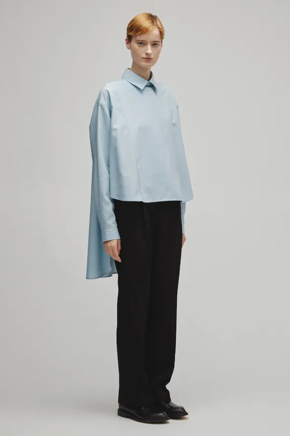 RERACS TUXEDO A-LINE TAIL SHIRT
