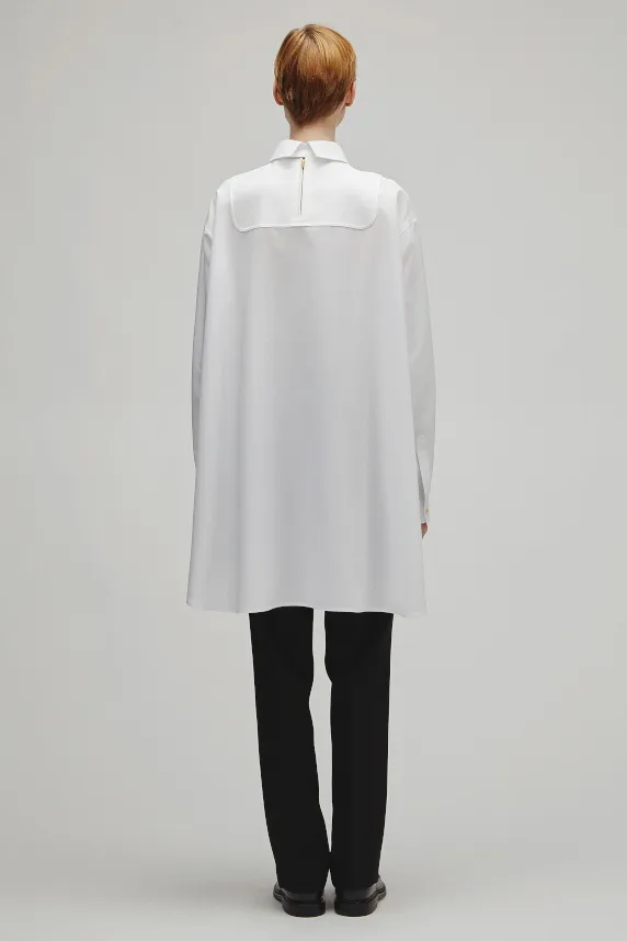 RERACS TUXEDO A-LINE TAIL SHIRT