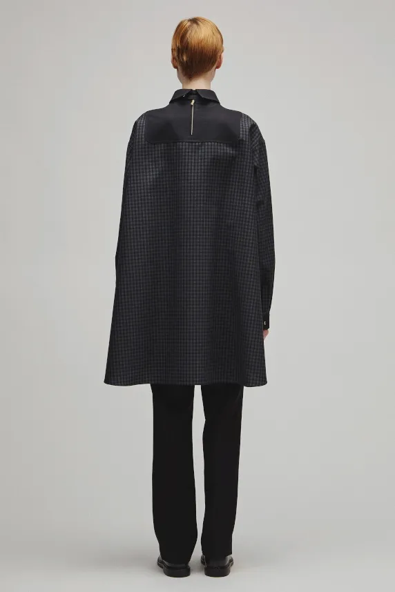 RERACS TUXEDO A-LINE TAIL SHIRT