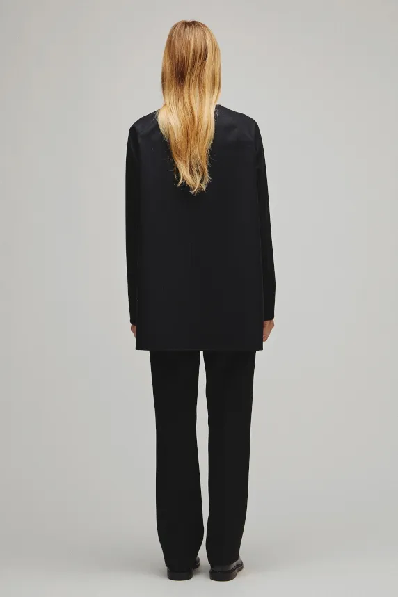 RERACS COLLARLESS A-LINE TUNIC