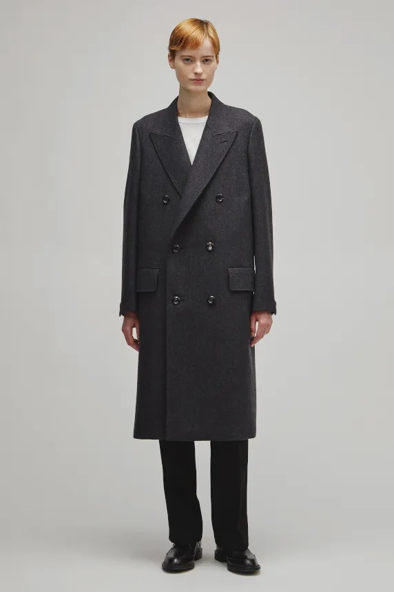 THE DOUBLE PEAKED TAILORED COAT
