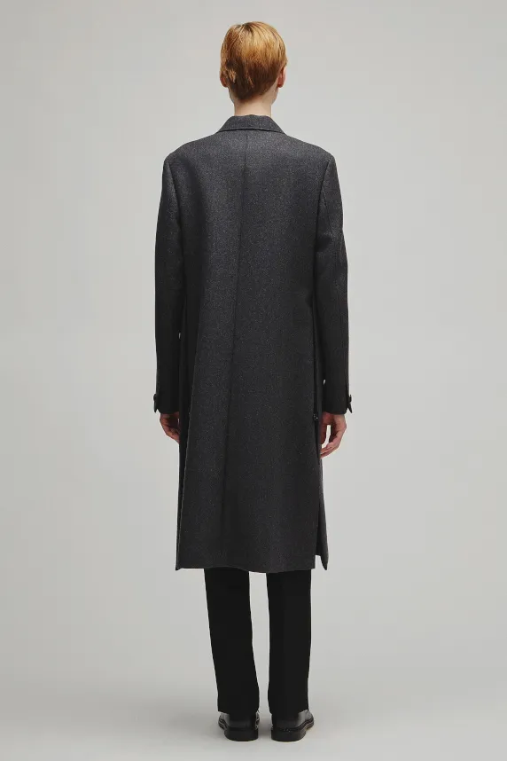 THE DOUBLE PEAKED TAILORED COAT