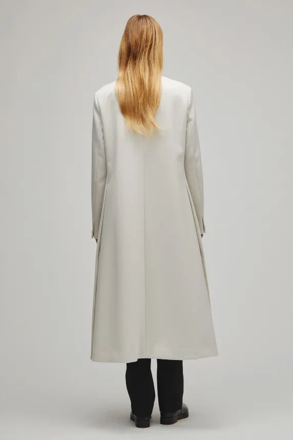 RERACS NOTCHED A-LINE COAT