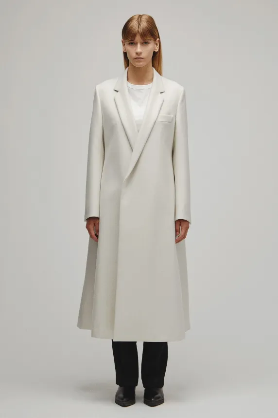 RERACS NOTCHED A-LINE COAT