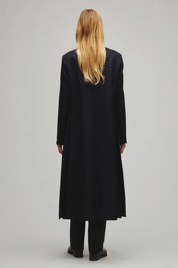 RERACS NOTCHED A-LINE COAT