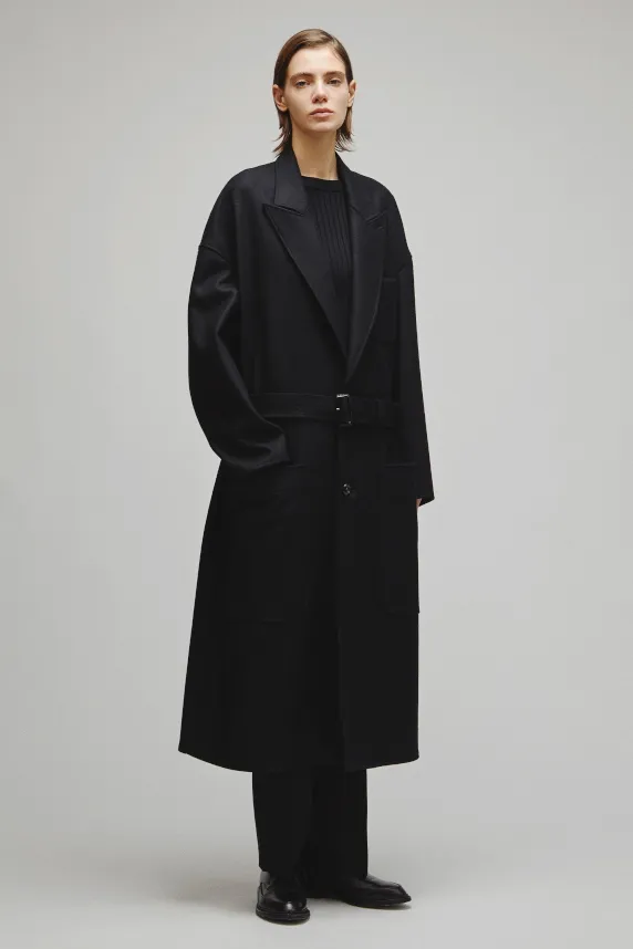RERACS PEAKED LAPEL SHIRT COAT