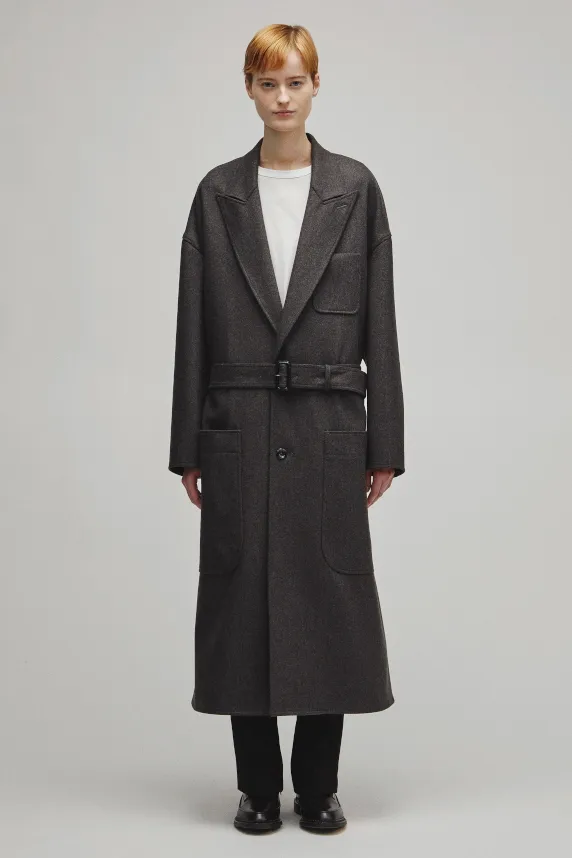 RERACS PEAKED LAPEL SHIRT COAT