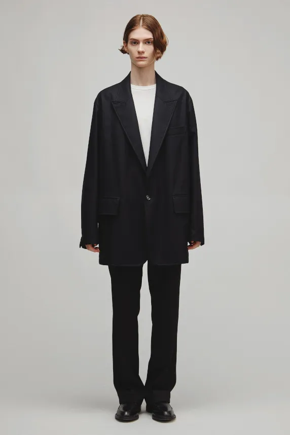 THE PEAKED LAPEL EASY JACKET