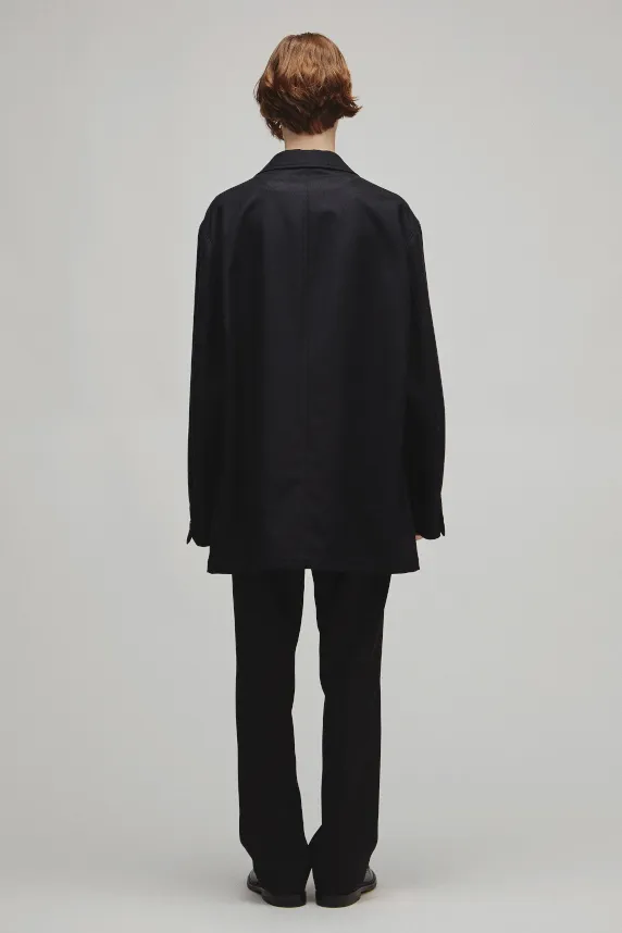 THE PEAKED LAPEL EASY JACKET