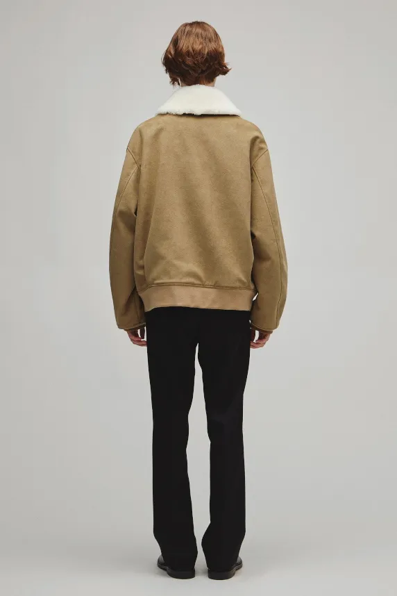 THE A2 JACKET M WITH BOA COLLAR