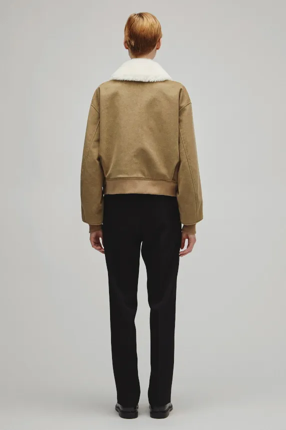 THE A2 JACKET W WITH BOA COLLAR