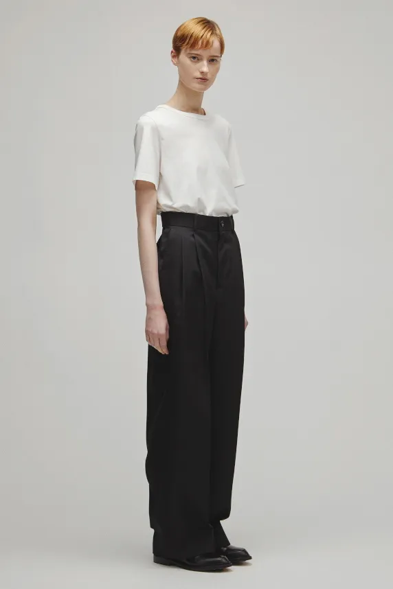 RERACS 2 TUCK WIDE SLACKS