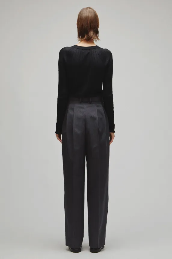 RERACS 2 TUCK WIDE SLACKS